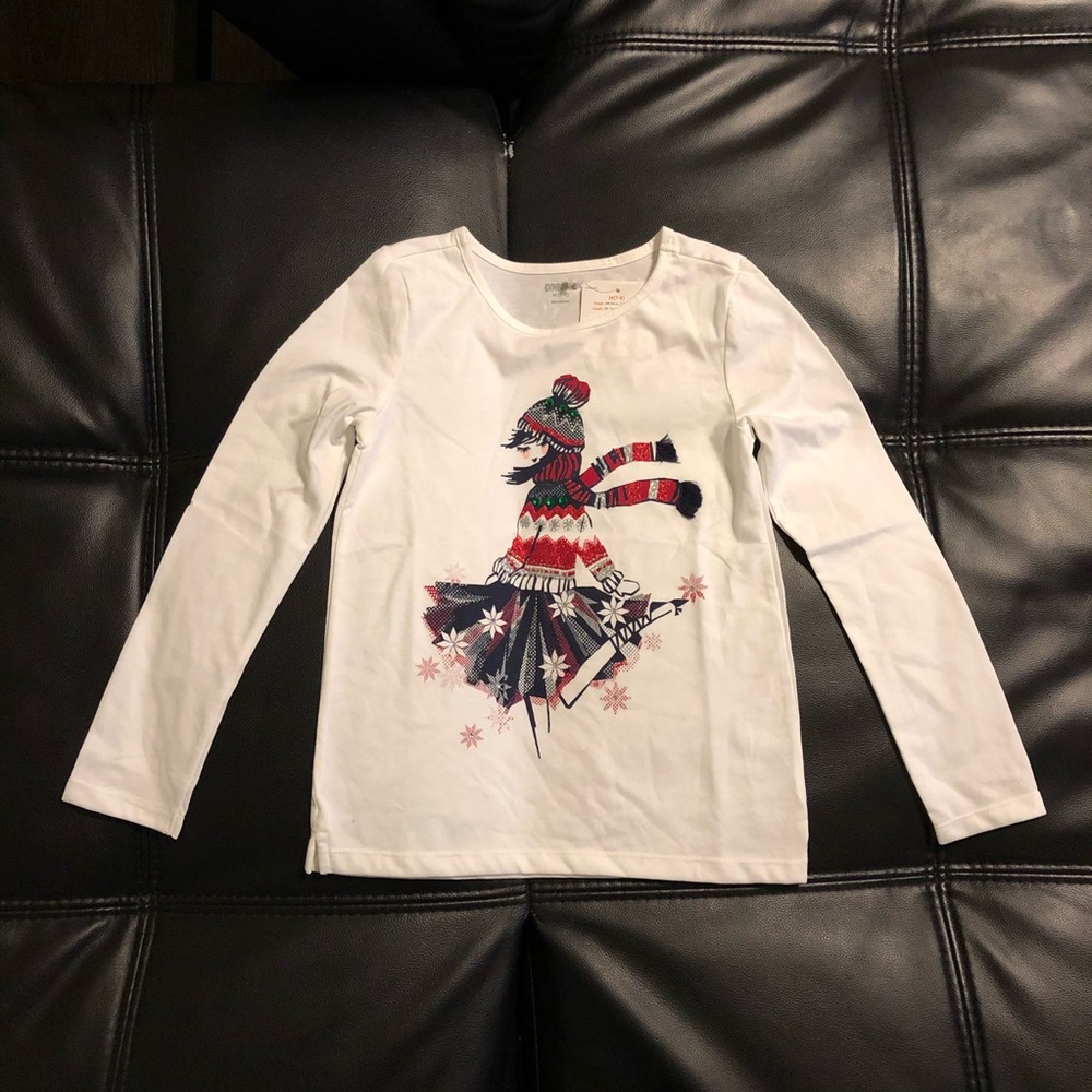 Gymboree long-sleeve tee size 7-8